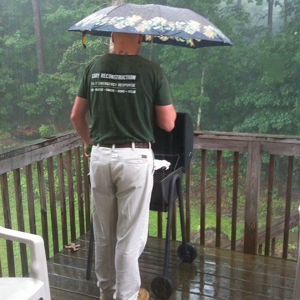 Grilling in the Rain