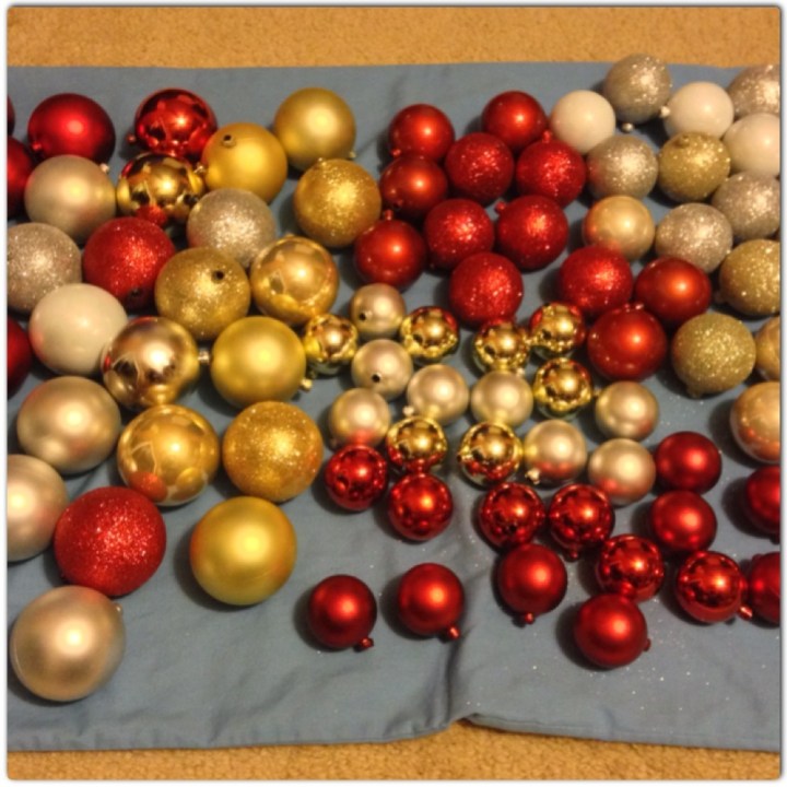 Ornaments for wreath